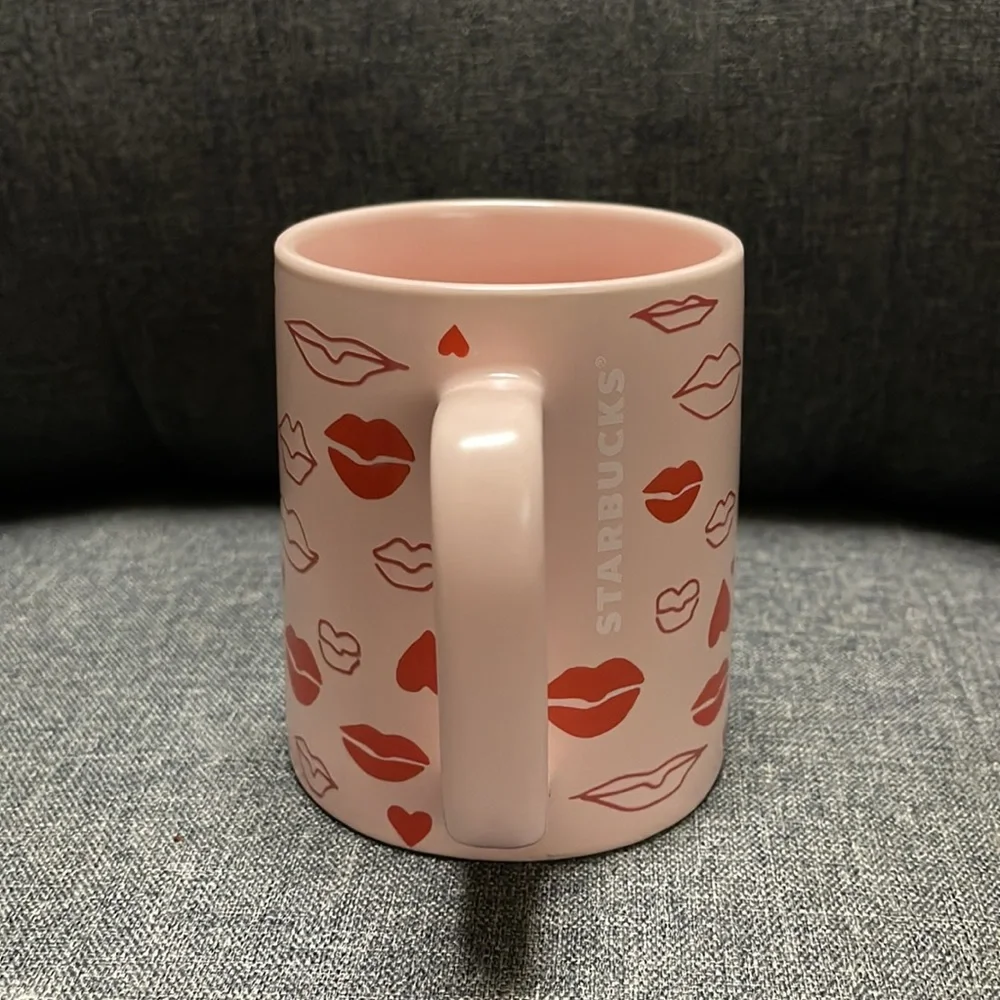 Starbucks 2021 Valentines Hearts-Lips Mug